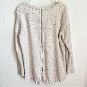 Lou and Grey Back Zip lounge Sweater